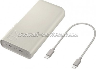   Samsung 20000mAh, SuperFastCharge2.0/45W, PD/3.0, PDO/PPS, Beige (EB-P4520XUEGEU)
