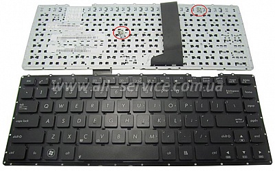 Клавиатура NB ASUS X401 X401A X401E X401U BLACK US Клавиатура NB ASUS X401 X401A X401E X401U BLACK US