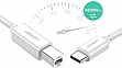 ������ ��� �������� Ugreen USB-C 2.0 to BM 1.5m white (40417)