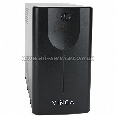  Vinga LED 600VA metal case with USB (VPE-600MU)