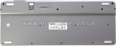  Maxxter KBW-02G-UA Wireless Grey (KBW-02G-UA)