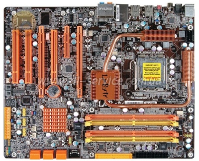 Материнская плата DFI LANParty DK X48-T2RS DDR2 Socket775 Dark Series ATX Материнская плата DFI LANParty DK X48-T2RS DDR2 Socket775 Dark Series ATX