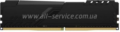     DDR4 16GB 3200 MHz Beast Black Kingston Fury (ex.HyperX) (KF432C16BB/16)
