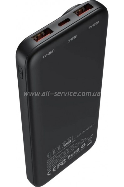 ������� ������������� Choetech 10000mAh 22.5W PD Black (M15-B791-ACBK-NG)