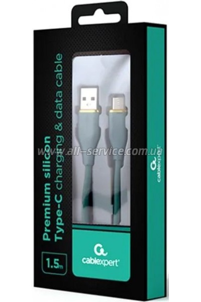 ���� ������ USB 2.0 AM to USB-C 1.5m 2.1A Cablexpert (CC-USB2S-AMCM-1.5M-G)