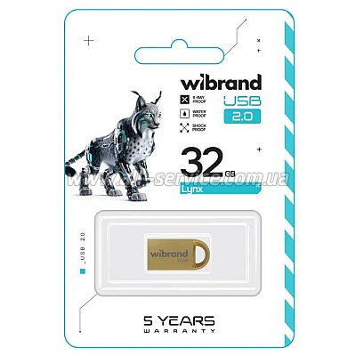  Wibrand 32GB lynx Gold USB 2.0 (WI2.0/LY32M2G)