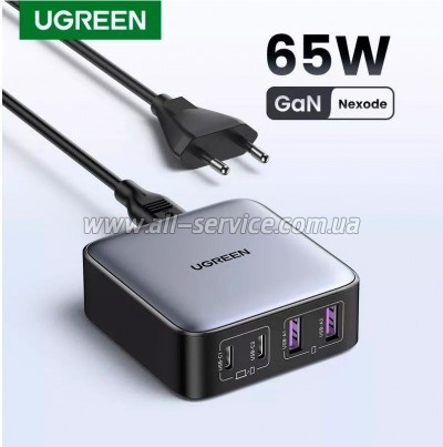 �������� ������� Ugreen 4xUSB 65W Gan CD327 (90747)