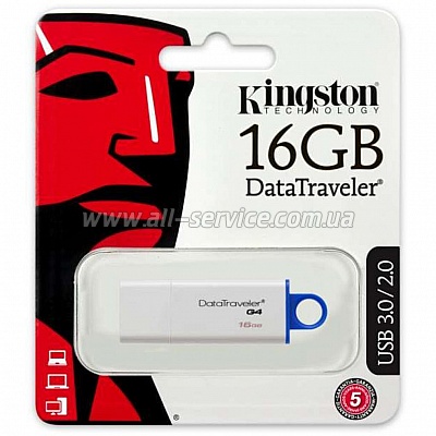 ������ Kingston 32Gb DataTraveler Generation 4 (DTIG4/32GB)