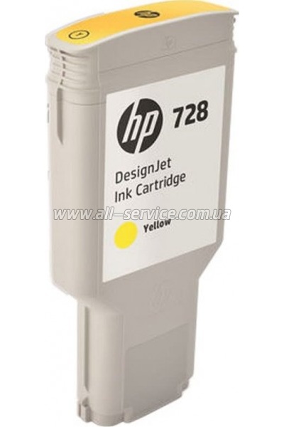  HP 728 DesignJet T730/ T830 Yellow (F9K15A)