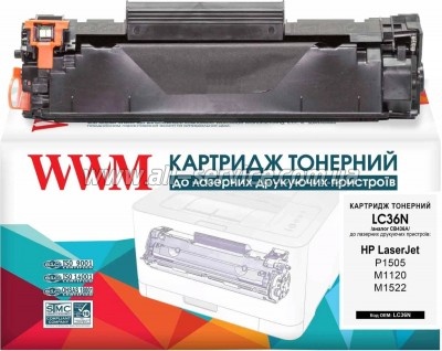  WWM HP LJ P1505/ M1120/ 1522  CB436A (LC36N)