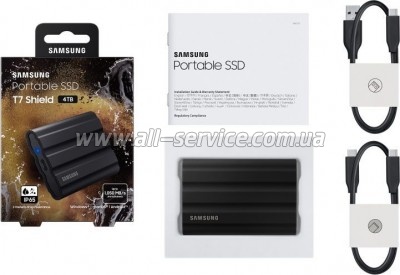  SSD USB 3.2 4TB T7 Shield Samsung (MU-PE4T0S/EU)
