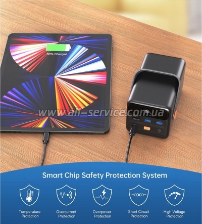 ������� ������������� Choetech 50000mAh PD 65W (B664-CCBE)