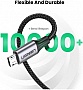 ���� ������ USB 2.0 AM to Micro 5P 2.0m US290 Aluminum Braid Black Ugreen (60148)