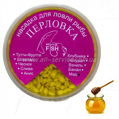 Насадка перловка KING FISH 150мл мед (PRMED) Насадка перловка KING FISH 150мл мед (PRMED)