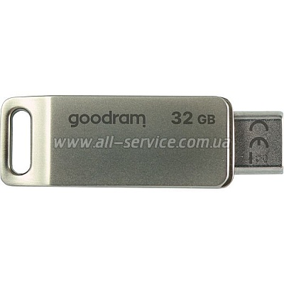  Goodram 32GB ODA3 Silver USB 3.0 / Type-C (ODA3-0320S0R11)