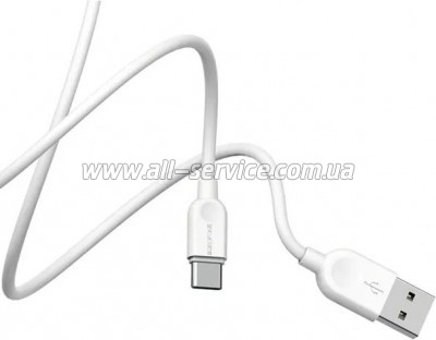 ���� ������ USB 2.0 AM to USB-C 3.0m 2.4A BX14 white BOROFONE (6957531090397)