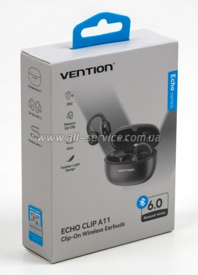 �������� Vention Echo Clip A11 Black (NBWB0-ID)
