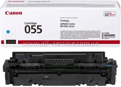 �������� 055 Canon i-sensys MF742Cdw/ MF744Cdw/ MF746Cx/ LBP663Cdw/ LBP664Cx Cyan (3015C002)