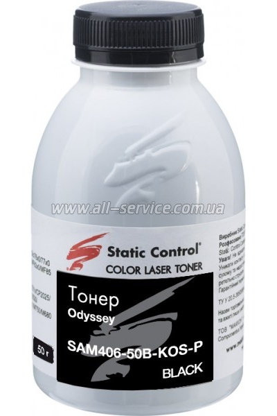 Тонер SCC Odyssey Samsung CLP-360/ CLX-3300 бутль 50г (SAM406-50B-KOS-P) Тонер SCC Odyssey Samsung CLP-360/ CLX-3300 бутль 50г (SAM406-50B-KOS-P)