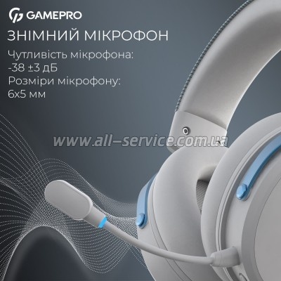 �������� GamePro Asgard Skadi Wireless White/Blue (HSW191WB)