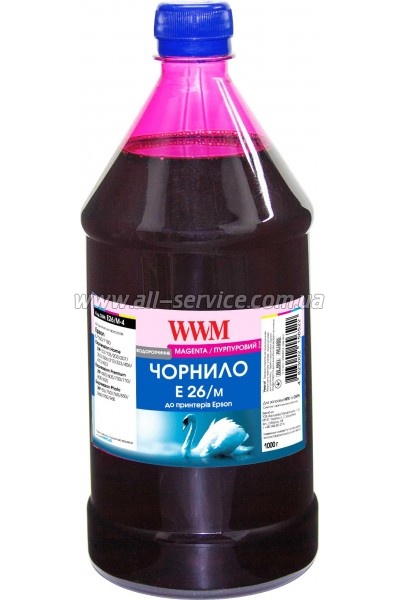 Чернила WWM для Epson Expression Premium XP-600/ XP-605/ XP-700 1000г Magenta Водорастворимые (E26/M-4) Чернила WWM для Epson Expression Premium XP-600/ XP-605/ XP-700 1000г Magenta Водорастворимые (E26/M-4)