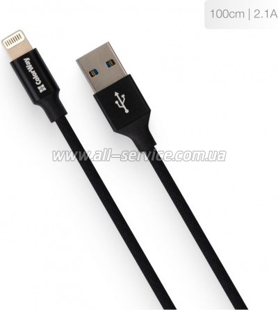  Colorway USB - Apple Lightning 2.1 1  (CW-CBUL004-BK)