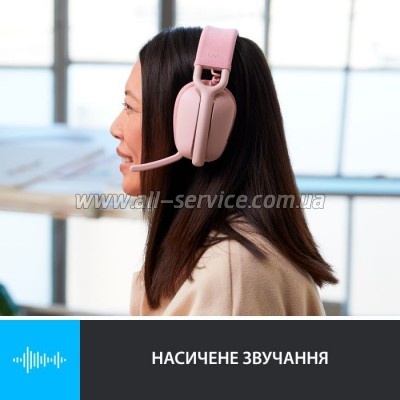  Logitech Zone Vibe 100 Wireless Rose (981-001224)