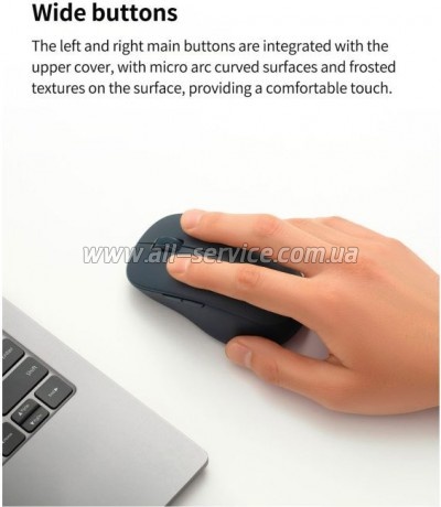  Xiaomi Dual-mode Wireless Mouse 2 Black (BHR8850GL) (1122318)