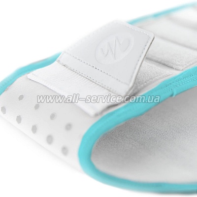  YURBUDS Universal Ergosport LED Armband - Gray/Aqua for women (YBWNUARM02GNA)