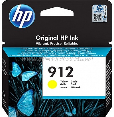  HP 912 Officejet Pro 8023 Yellow (3YL79AE)