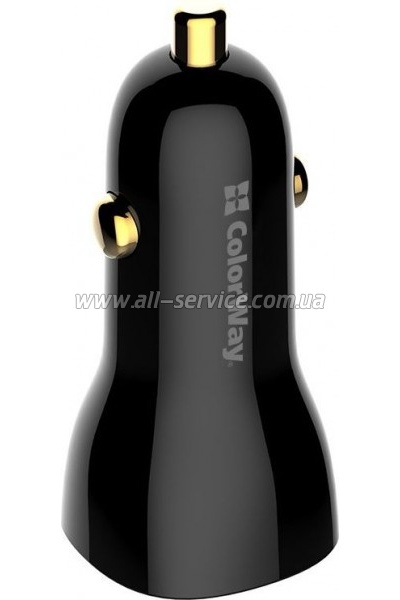 �������� ���������� ColorWay PowerDelivery PPS USB USB-A + USB-C Black (CW-CHA046PD-BK)