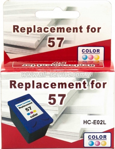 �������� MicroJet �57 HP DJ 5550/ PSC 2110/ 2210 ������ C6657AE Color (HC-E02L)