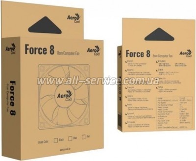    AeroCool Force 8 Black (ACF1-FC00110.11)
