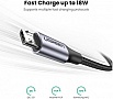 ���� ������ USB 2.0 AM to Micro 5P 2.0m US290 Aluminum Braid Black Ugreen (60148)