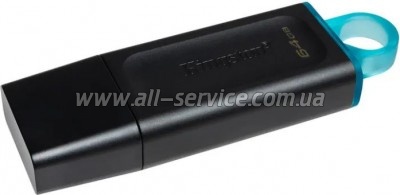  Kingston 2x64GB DT Exodia Black + Blue USB 3.2 (DTX/64GB-2P)
