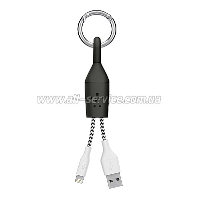 Кабель-брелок BELKIN USB 2.0 CARABINER, Black (F8J173bt06INBLK) Кабель-брелок BELKIN USB 2.0 CARABINER, Black (F8J173bt06INBLK)