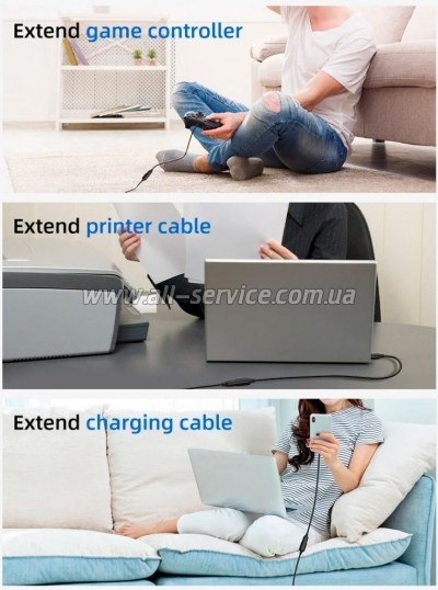 ���� ������ USB 3.0 AM/AF 2.0m Cabletime (CA915408)