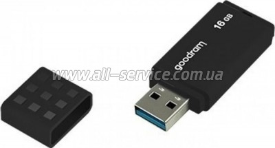  Goodram UME3 16GB USB 3.0 Black (UME3-0160K0R11)