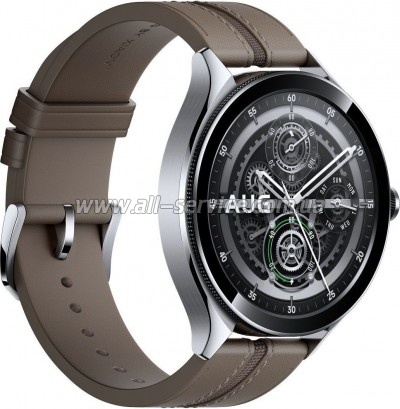 - Xiaomi Watch 2 Pro Bluetooth Silver Case with Brown Leather Strap (1006733)