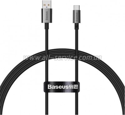 ���� ������ USB 2.0 AM to USB-C 1.0m Superior Fast Charging 100W cluster black Baseus (P10320102114-00)