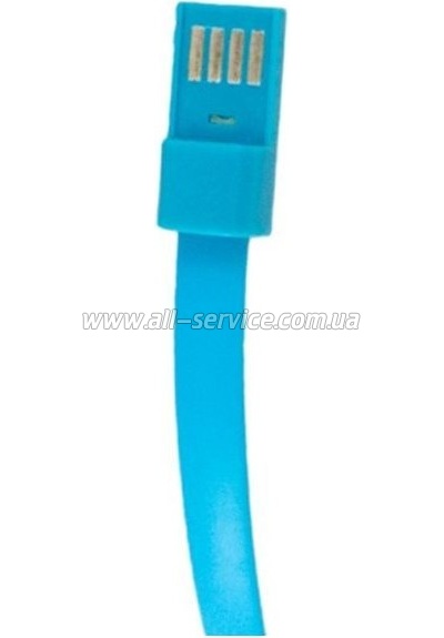 ���� ������ USB 2.0 AM to Micro 5P 0.2m ������� blue Extradigital (KBU1784)