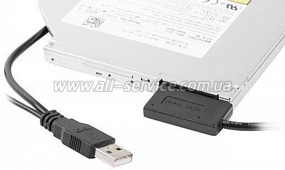  Cablexpert USB 2.0/SATA 13 pin Slimline (A-USATA-01)