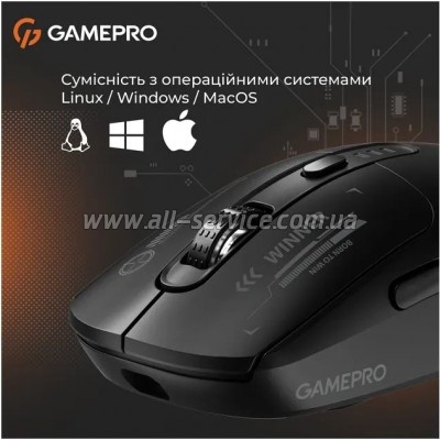 ����� GamePro Genesis Winner Wireless/Bluetooth/USB Black (GM079B)
