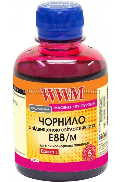  WWM Epson 108/ Epson L8050/ L18050 200 Magenta  (E88/M)
