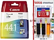  CL-441C Canon Pixma MG2140/ MG3140 +   Color (Set441-inkC)