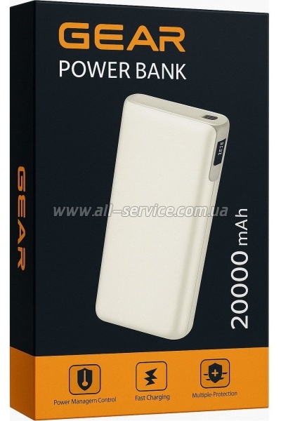   GEAR 20000mAh, PD/22.5W, black (WP952P)