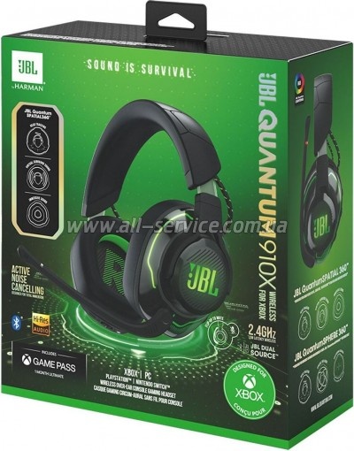 �������� JBL Quantum 910X Wireless for Xbox Black (JBLQ910XWLBLKGRN)