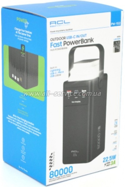 ������� ������������� ACL 80000mAh PD 22.5W (PW-152)