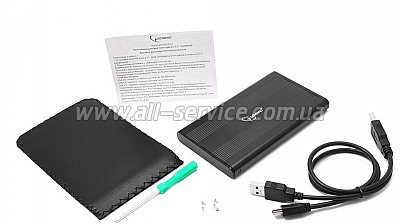   Gembird  2.5" Black (EE2-U2S-5)