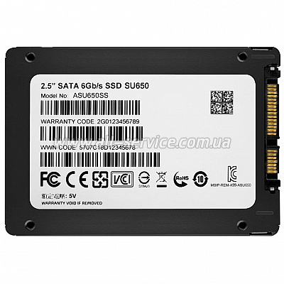 SSD  ADATA SATA 2.5" 512GB SU650 TLC (ASU650SS-512GT-R)